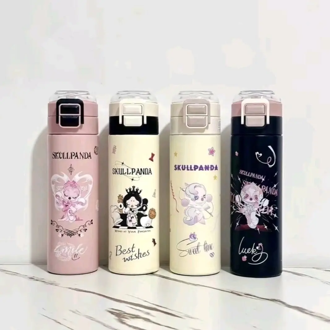 แก้วเก็บความเย็นและร้อน ขนาด 500mlงานดีลายน่ารัก พร้อมส่งในไทย