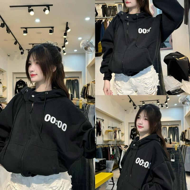 Áo khoác nỉ bông (KÈM ẢNH THẬT) freesize 2