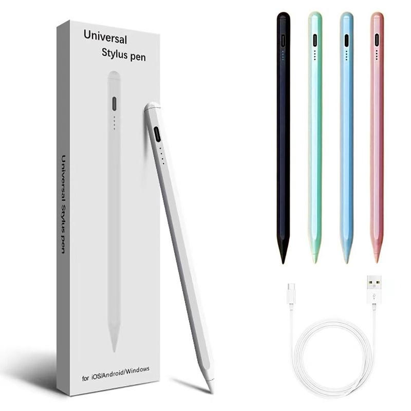 TTCcy123 Store Chuyên nghiệp Phổ quát Bút cảm ứng hoạt động Điện thoại di động Có thể sạc lại Bút cảm ứng cho máy tính bảng Nhạy cảm Viết Bút cảm ứng màn hình for Android/iOS