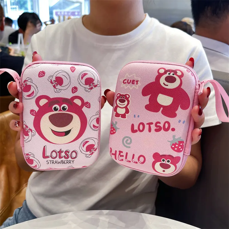 Túi lưu trữ, Thiết kế Hello Kitty, Kích thước nhỏ, Thích hợp cho son môi, cáp dữ liệu, tai nghe, Cầm Tay Lý Tưởng cho du lịch 1
