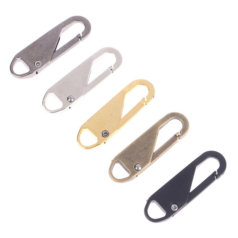 5pcs Universal Zipper Puller Detachable Metal Zipper Head Slider Repair Kits Clothes Luggage Jackets Backpacks Purse Accessories 3