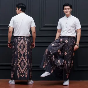 Sarung Instan Dewasa Terbaru Karet Pinggang Sarung Traveller Kombinasi Muslim Motif Sarwoj Aceh Pagar Balimun