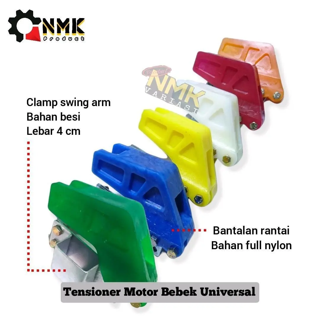 Stabilizer Tensioner Rantai Motor Bebek Trail Honda Yamaha Suzuki Universal Penahan Penyangga Rante Breket Besi