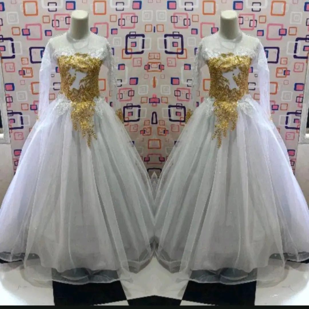 Baju pesta Longdress Lovia gaun pengantin