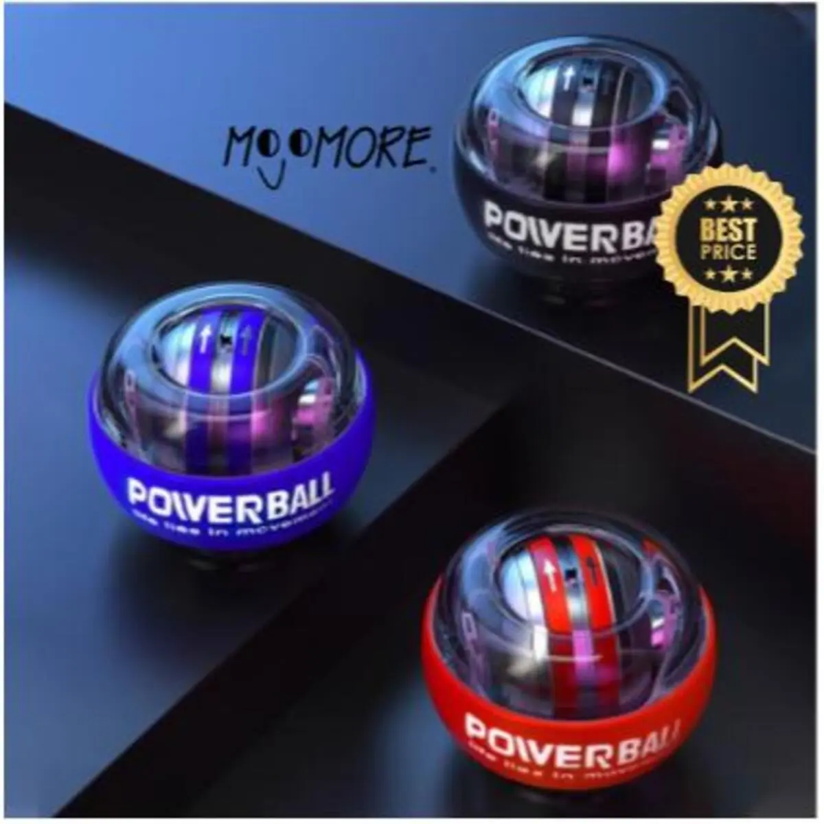 Gyro Ball Gyroscope LED Wrist Ball Power Gym Training Exercise Tool ...
