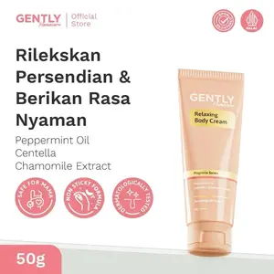 GENTLY Mamacare Relaxing Body Cream Pegal Sendi Relaxasi Punggung Tangan Kaki Leher Capek Pijat Ibu Hamil dan Menyusui Terdaftar BPOM | Cream yang Memberikan Rasa Nyaman Tubuh dan Melancarkan Sirkulasi Darah