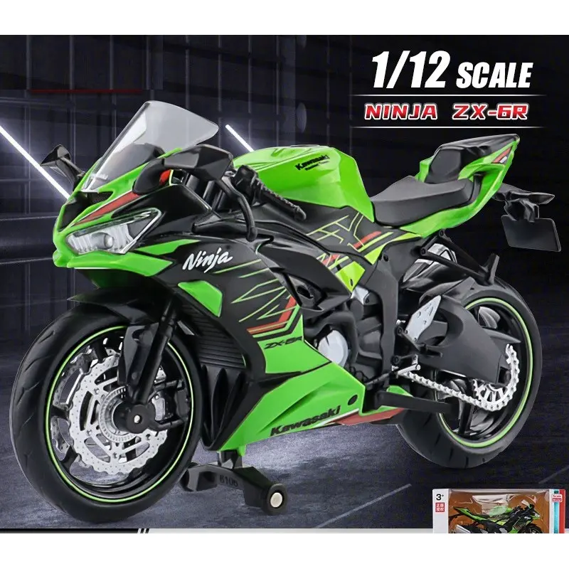 、、 2020 Kawasaki Motor Diecast Scale 1:12 Motor Superbike Skala 1:12