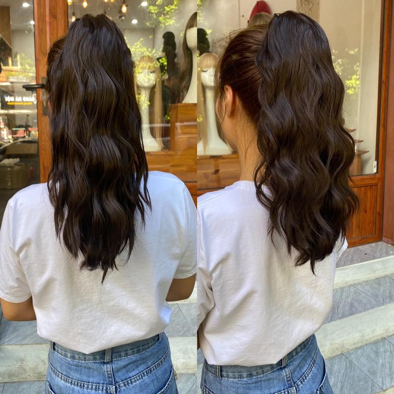 N42-40cm ngoặm sóng ngắn đẹp hottrend Women Tóc Giả