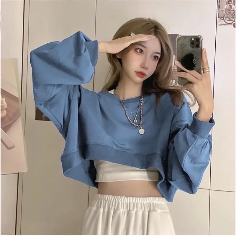 Sweater Crop top Korean style Fashion 3