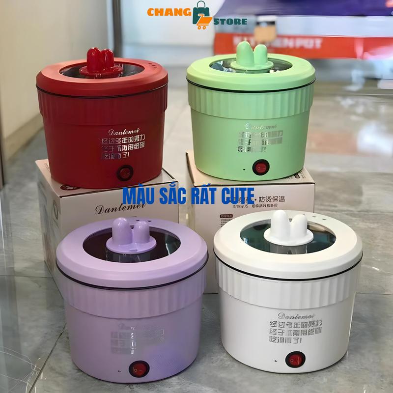 Product Introduction of Nồi lẩu điện mini đa năng, ca nấu mì, cốc ăn lẩu Cô Đơn hotrend Nồi Điện Nấu Ăn 9