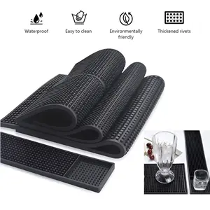 Bar Mat Rubber Bartender Barista Cafe Tatakan Gelas Piring Meja Dapur Karet Anti Slip