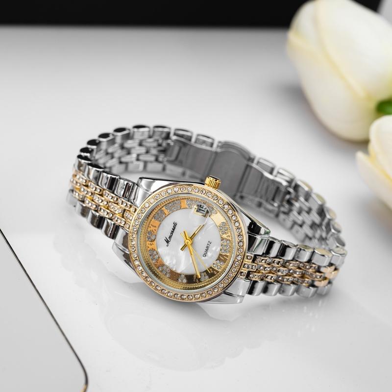 N221 - Đồng hồ nữ mmasseti chính hãng , khóa bấm thông minh chống nước