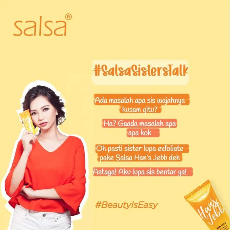 Salsa Hans Jebb Gel Skin Cleanser | Perontok Daki | Lulur Tanpa Bilas 1