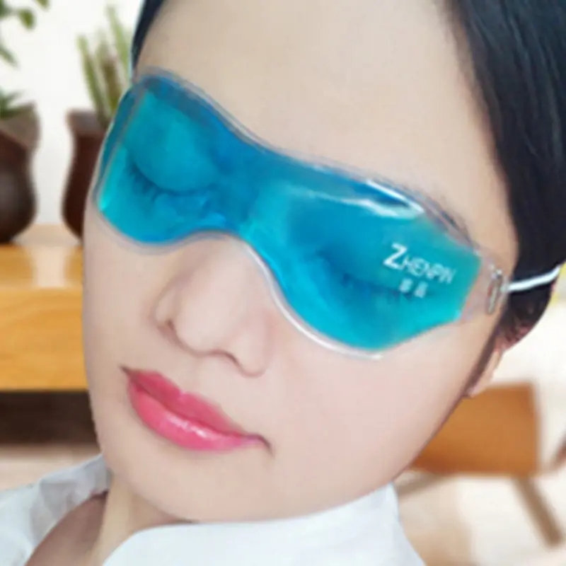Topeng gel ais untuk mata, topeng muka untuk mengurangkan lingkaran hitam, melegakan keletihan mata