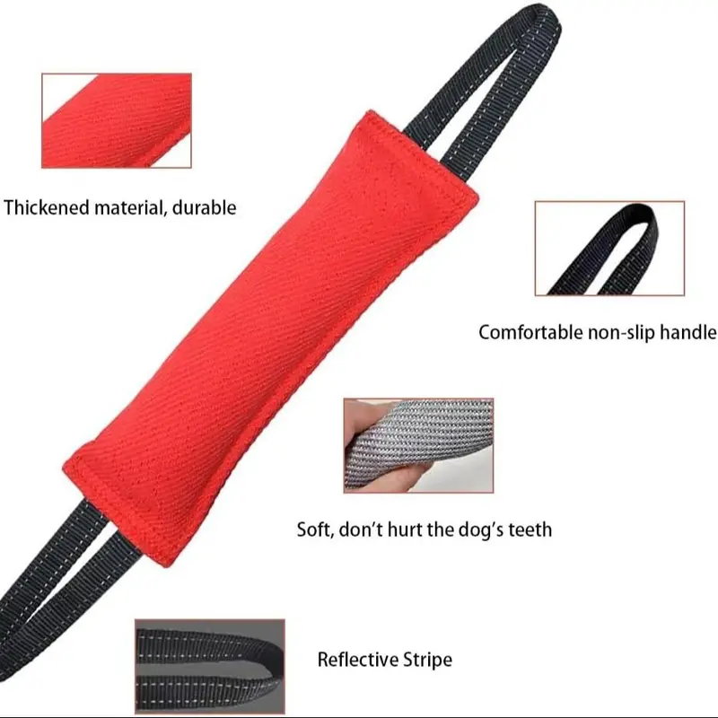 Durable Dog Tug Toy, 1 Piece Interactive Training Equipment for Puppy to Large Dogs, Pet Chew Toy, Dog & Cat Accessories 2