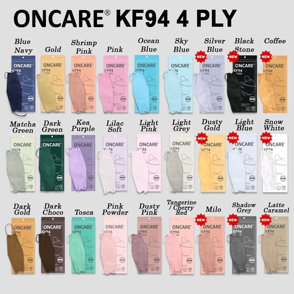 masker KF94 oncare 4ply 10pcs emboss