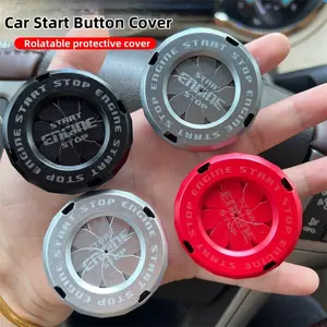 1Pcs Pelindung Tombol Start Stop Universal, Bahan Kunci Aksi untuk Motor & Mobil, Cover Kunci Mesin Otomotif, Proteksi Tombol Kunci, Aksesori Selamatan Kunci Mobil