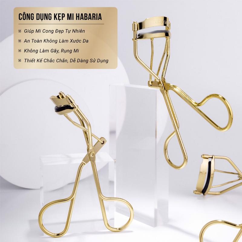 Kẹp bấm mi HABARIA 3D giúp mi cong dài đều