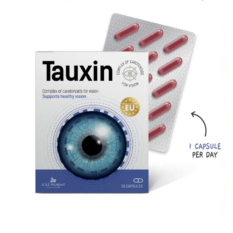 TAUXIN  Latvia  – Viên uống tăng cường thị lực và làm chậm quá trình lão hóa mắt – Hộp 30 viên 2