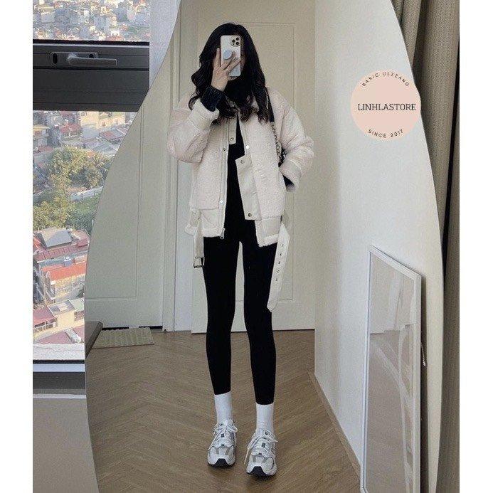 COMBO 2 Quần legging Co Giãn 4 Chiều Chất Vải Thun Co Giãn 4C dành cho Nữ  - Women quần kéobósát 4