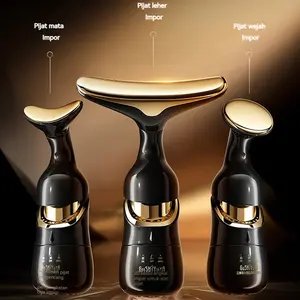 Peralatan Pijat Wajah Elektrik 6-fungsi Impor – Perawatan Kulit, Anti Aging, Lifting Wajah, Perawatan Leher, Terapi Getar & Pemanasan, Solusi Kecantikan Terpadu