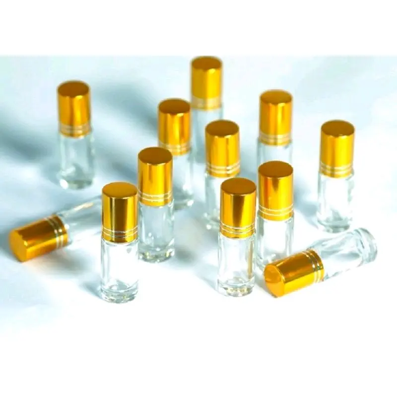 COMBO 10 vỏ chai lăn 5ml chiết tinh dầu thân trong như hình[có tặng]