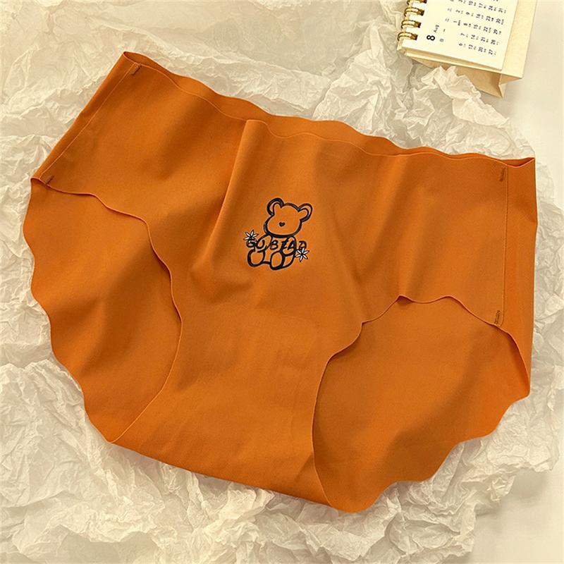 Product Introduction of Quần Lót Tam Giác Mỏng cạp vừa Mùa Hè Cho Bé Gái, Với Họa Tiết Gấu Dễ Thương, Quần Lót Lụa Lạnh Không Đường May, Đồ Lót Cho Phụ Nữ, Có Cỡ M / L / XL Women Voi Voan Nhung 21