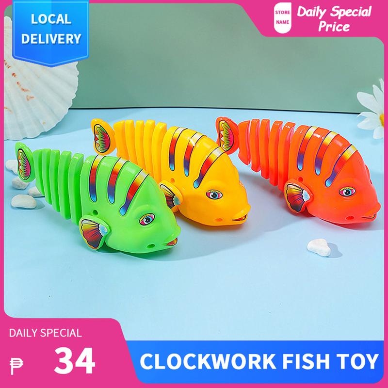 Clockwork Carp Toys No Battery Needed Wind-up Cartoon Fish Swimming ...
