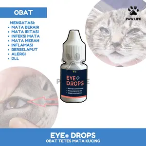PL Clever Solutions Eye Plus Drops Obat Tetes Sakit Mata Kucing Belekan Berair Bengkak Berselaput