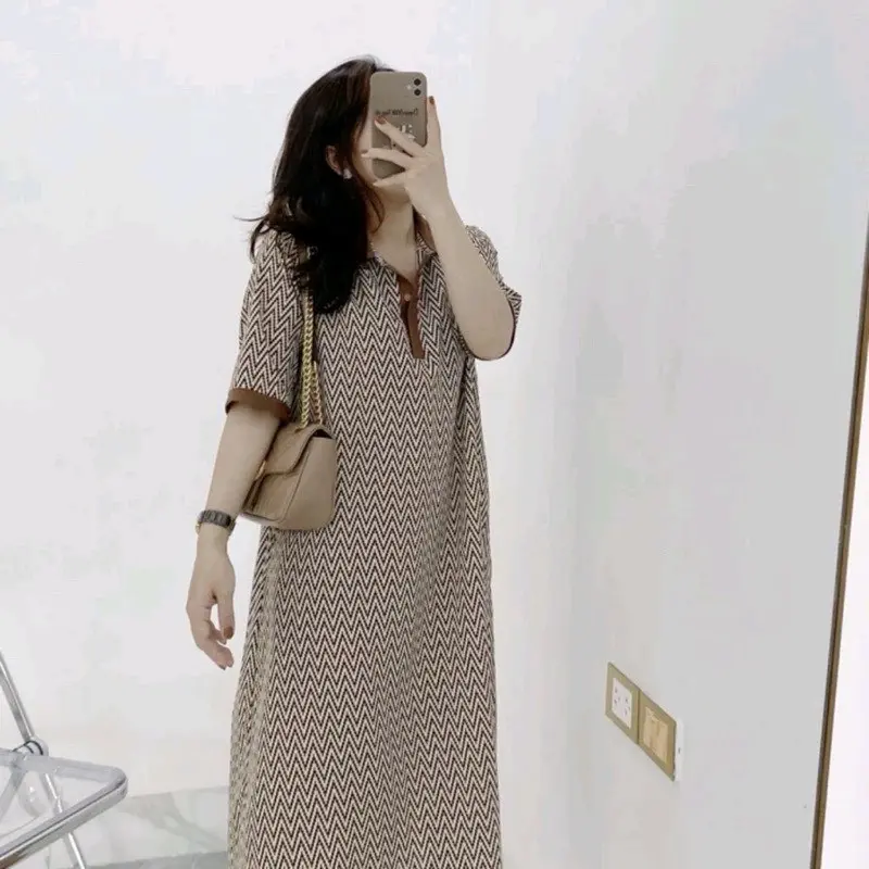 Váy Polo Ziczac, Đầm Polo From Rộng Chất Cotton polo zizac
