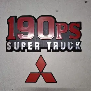 Logo Emblem Fuso 190PS Super Truk Dan 3 Berlian