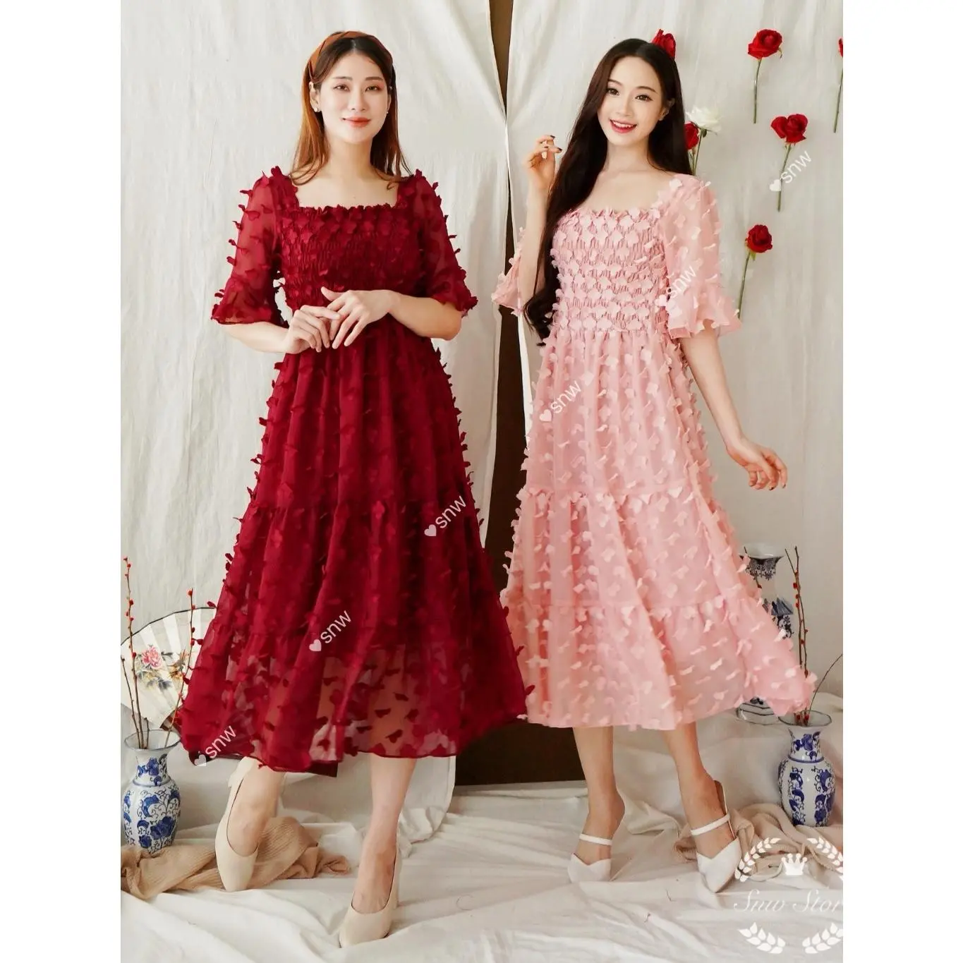 Xin Dress MOM// snw // cny imlek sincia lunar