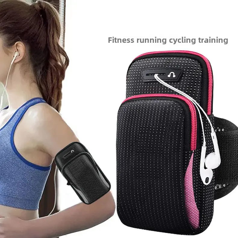 Outdoor Sports Arm Bag Running Armband Multi-Functional Men's and Women's Sports Bags Fitness Multi-Purpose Package Starry Sky