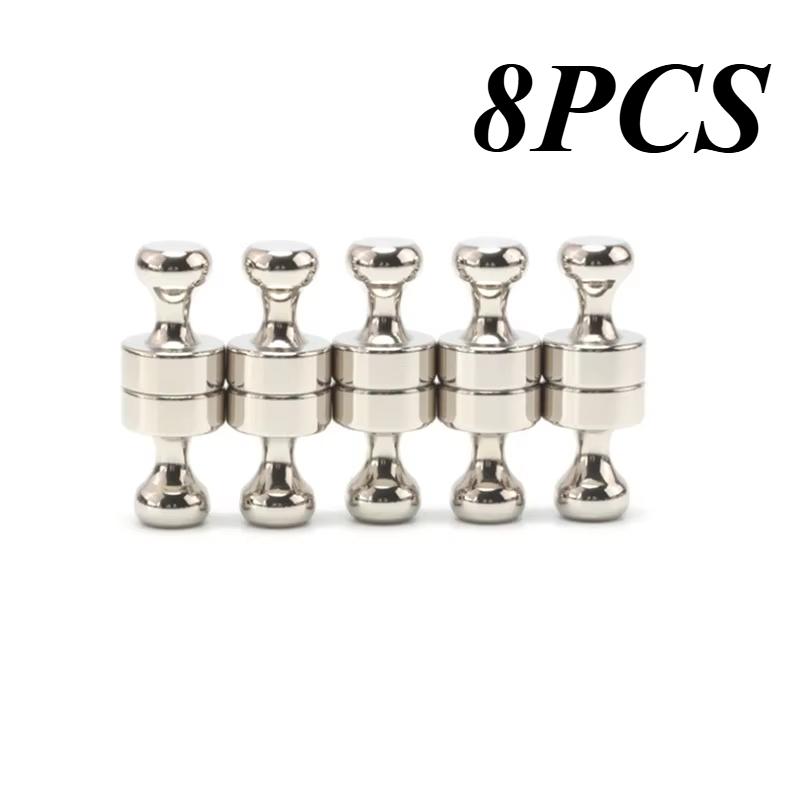 8PCS Powerful Neodymium Magnet Circular Push Pin PushPins Wall - TikTok ...