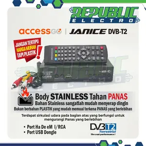Set top box Only dvb t2 accessgo STB tv tabung receiver tv