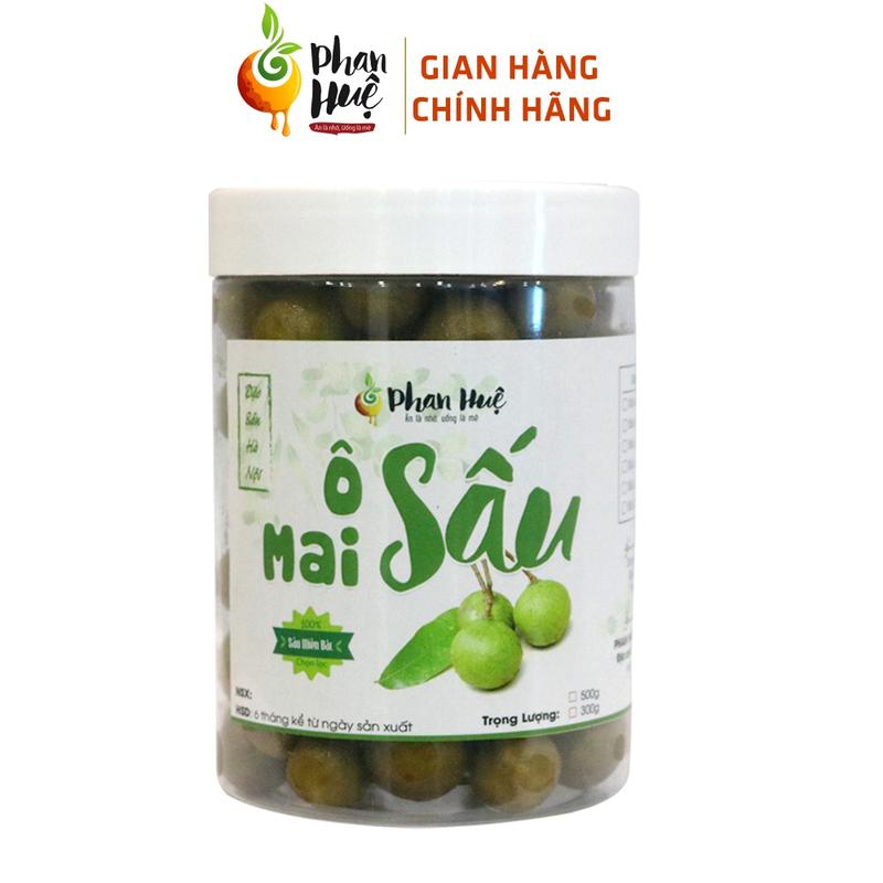 Ô mai sấu xào gừng chua ngọt Phan Huệ 100g 300g 500g đặc sản Hà Nội. Đặc sản Hà Nội