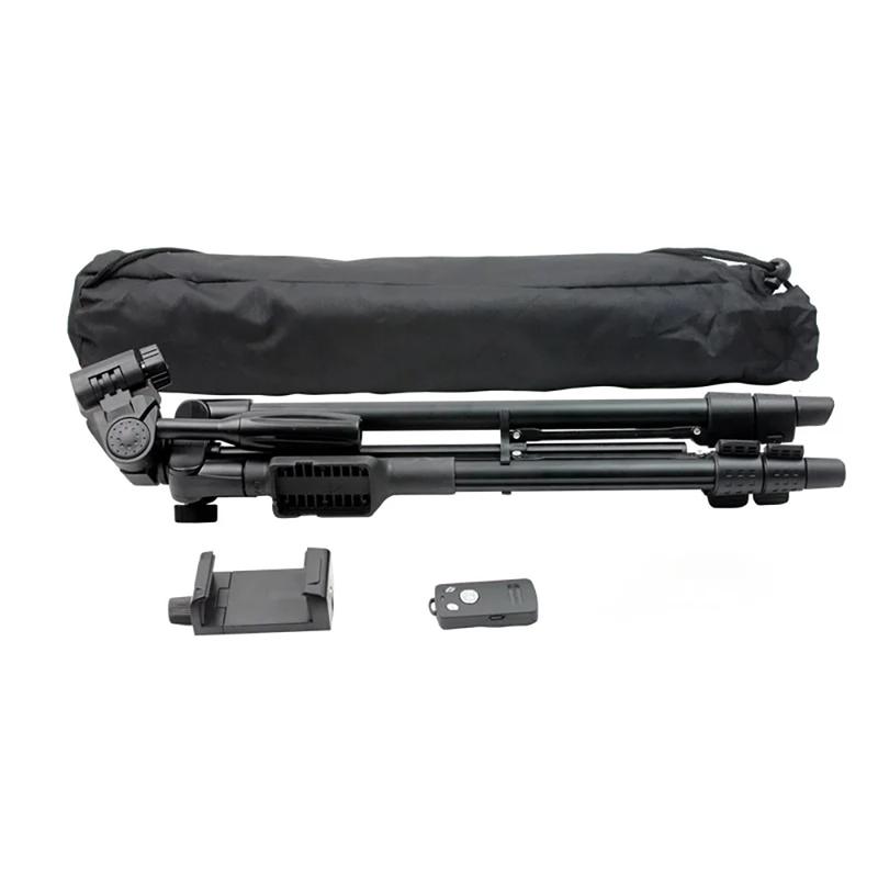 Product Introduction of Aluminum Tripod Tongsis Selfie Sticks with Bluetooth Remote + Phone Clip for Camera Phone HP DSLR 14