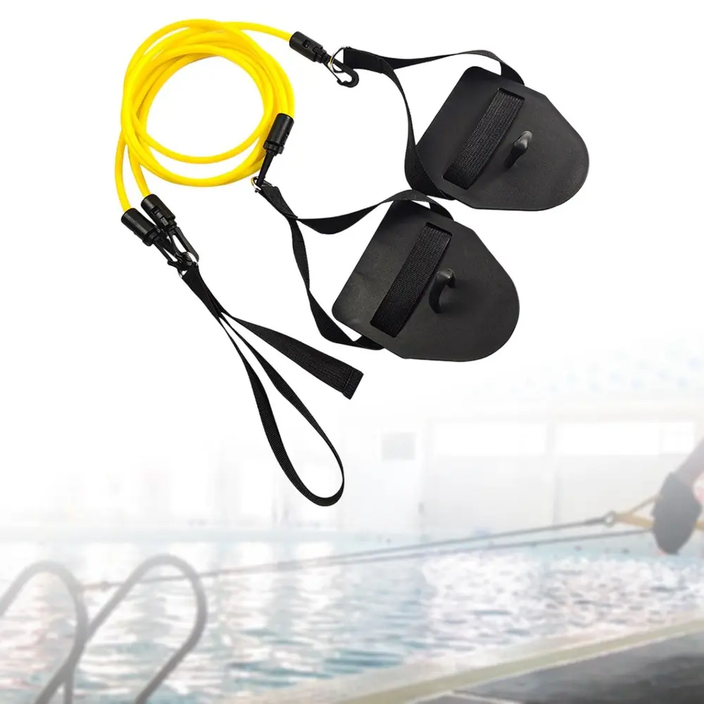 Arm Strength Trainer Fitness Elastic Belt Pull Strap Resistance Rope Wall Pulley Resistance Bands Strength Equipment Swimming Arm Trainer Land Swimming Training