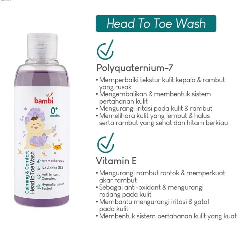 Bambi Calming & Comfort Head to Toe Wash 0
