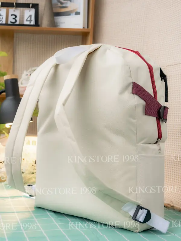 Ba lô học sinh chống thấm nước thời trang, TẶNG KÈM MÓC KHOÁ GẤU, đựng vừa khổ A4, LAPTOP, đi học, đi chơi, đi du lịch 1