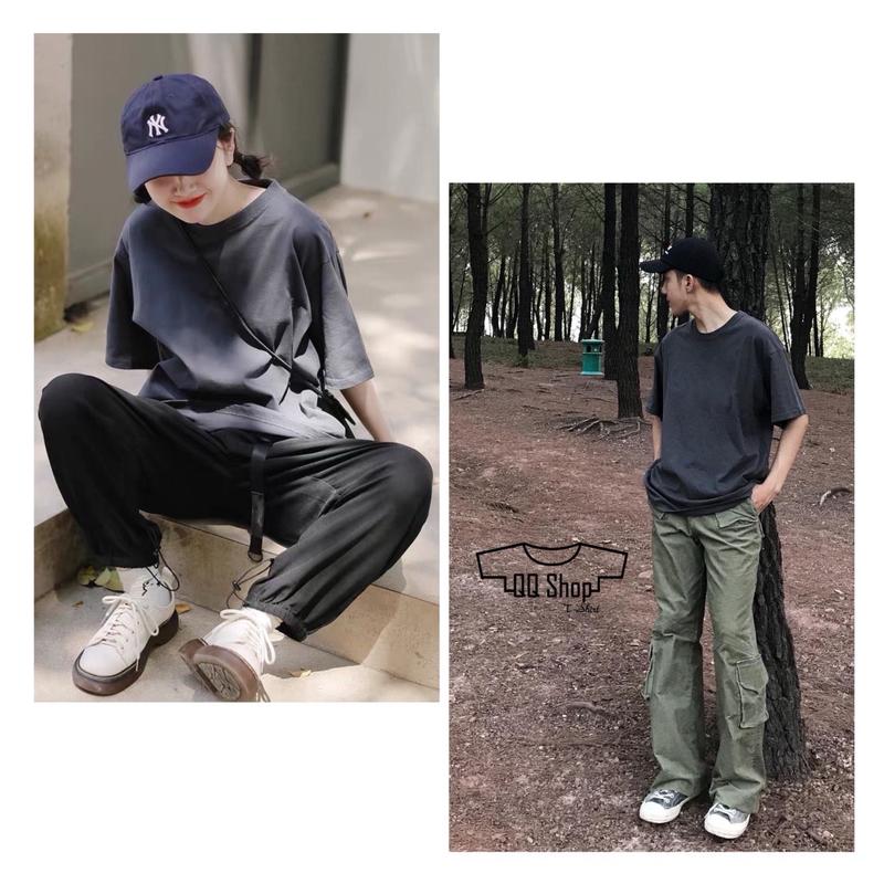[MUA 2 TẶNG 1] Áo thun trơn Kirk.L-A-N-D Unisex Oversize [Nam,Nữ] - Áo phông cổ tròn 7