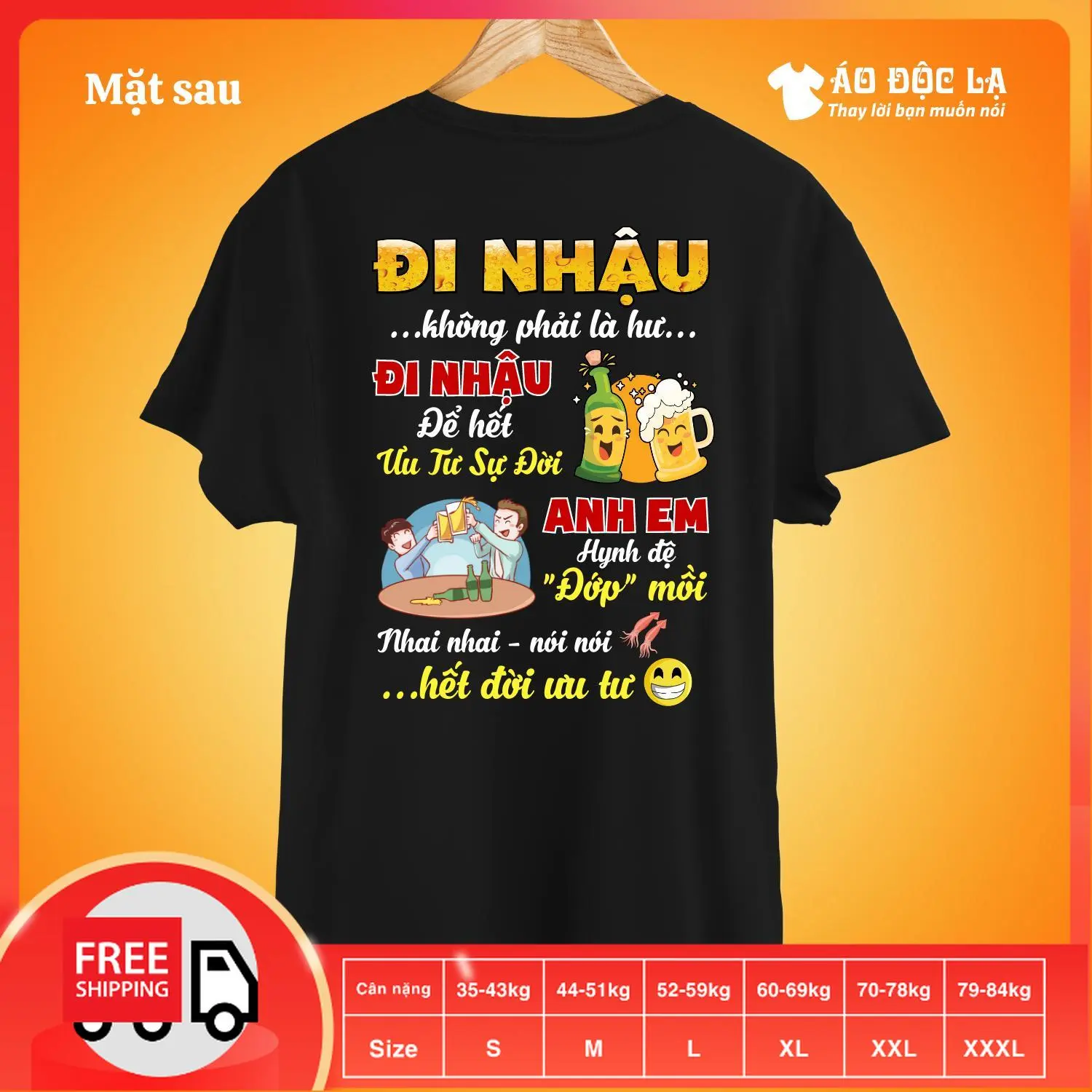 Áo đi nhậu không phải là hư...