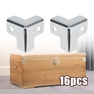 16pcs Plat Siku L Stainless 25*22mm Siku L Penahan Ambalan Rak Bracket Siku L
