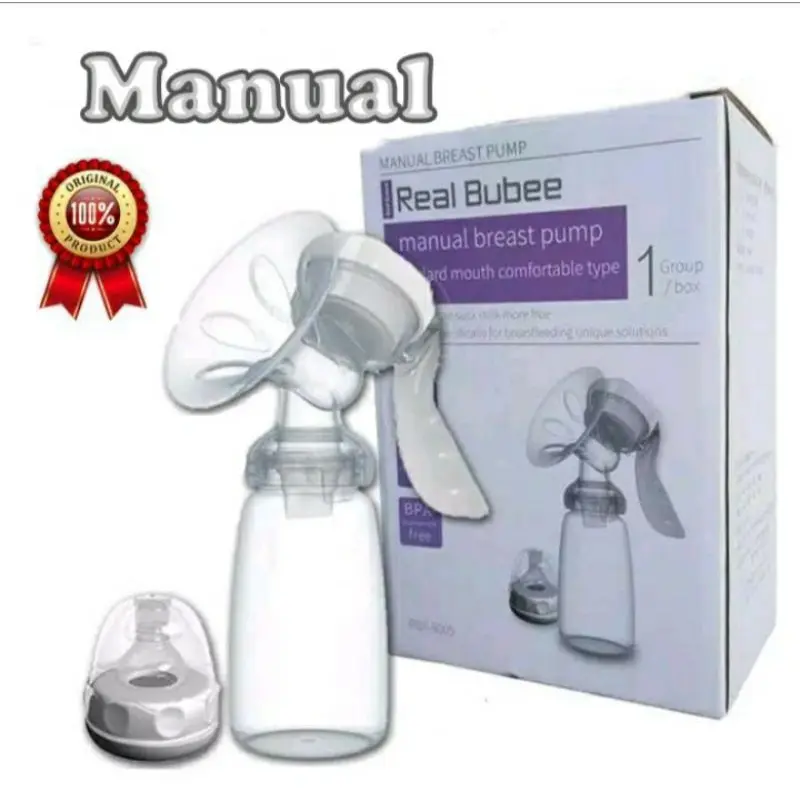 Real bubee pompa asi manual berkualitas BPA free manual