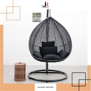 Kerombong Ayunan Gantung Rotan Sintetis Tanpa Tiang Besi Furniture
