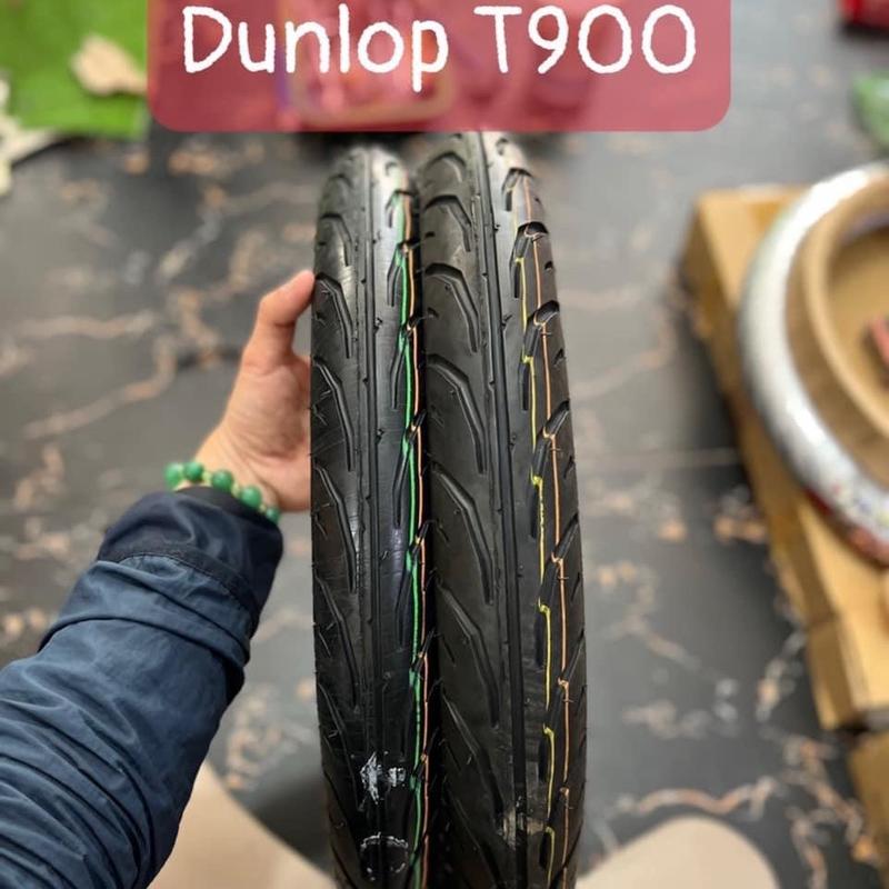 Vỏ dunlop Thái Lan T900 gai mũi tên size 60/80/17 và 70/80/17 dành cho xe dream, wave các đời (mẫu from nhỏ)