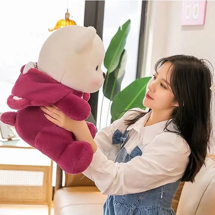 Gấu bông lena ngồi siêu đáng yêu  - thú nhồi bông lena gấu dâu sezi 30cm Thú Bông Toy Đồ Chơi 4