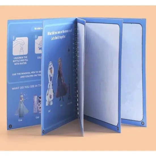 BISA COD S5745 Buku Gambar Pen Air / Buku Gambar Ajaib Buku Mewarnai / Magic Water Book Buku Mewarnai Ajaib Dengan Spidol Air 6