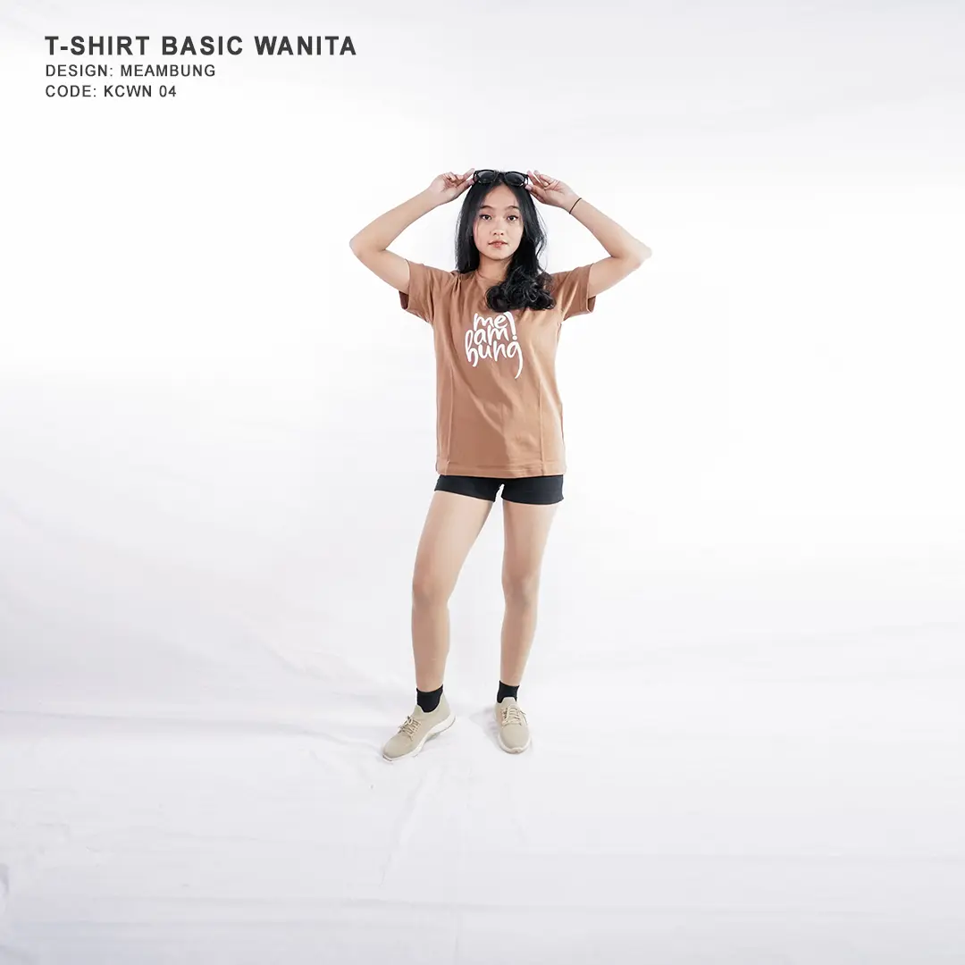 Intalu T-Shirt Basic Wanita Meambung | KCWN 004