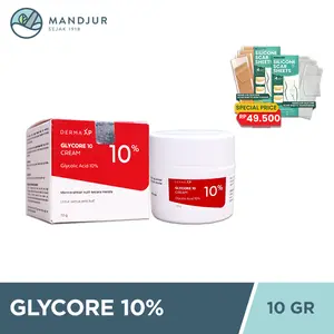 Glycore 10% Cream 10 g - Menyamarkan Kulit Gelap dan Flek Hitam